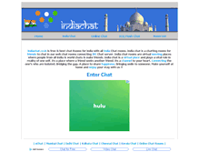 Tablet Screenshot of indiachat.co.in